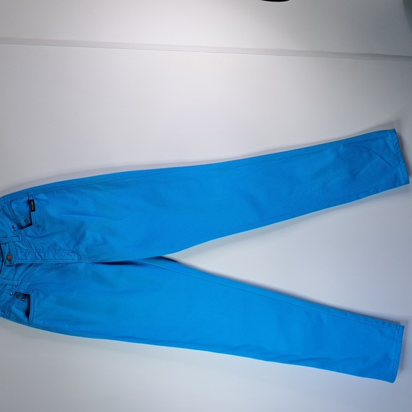 Rockies Robin Egg Blue High-Rise Western Jeans Waist 26" Inseam 37 - Picture 6 of 16